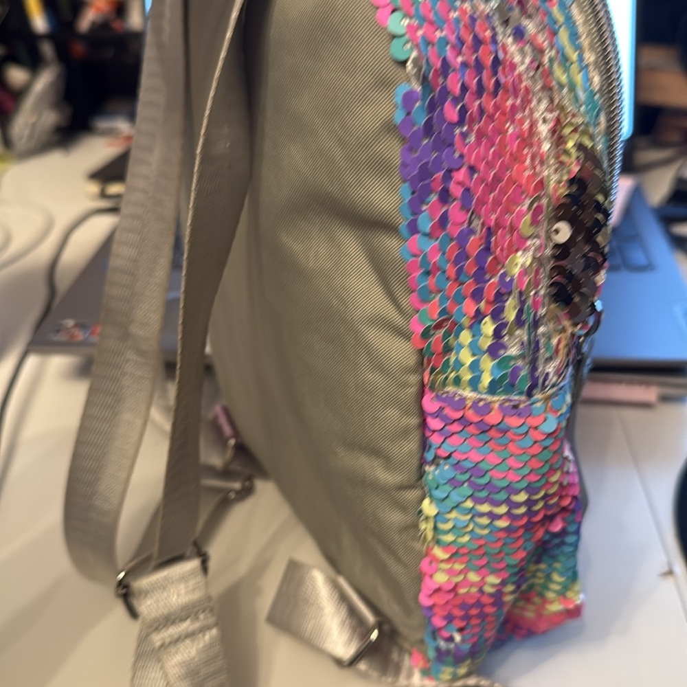 Colorful Sequin Backpack - Picture 3 of 5